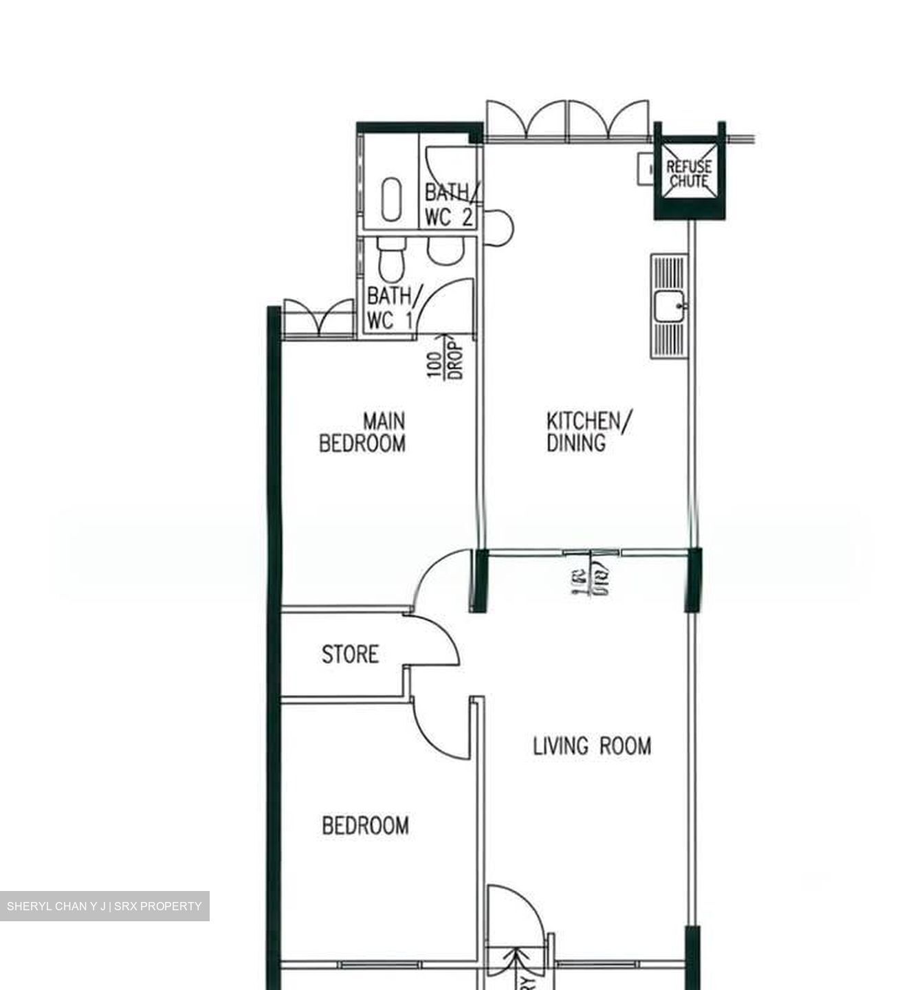 Blk 121 Ang Mo Kio Avenue 3 (Ang Mo Kio), HDB 3 Rooms #586228191